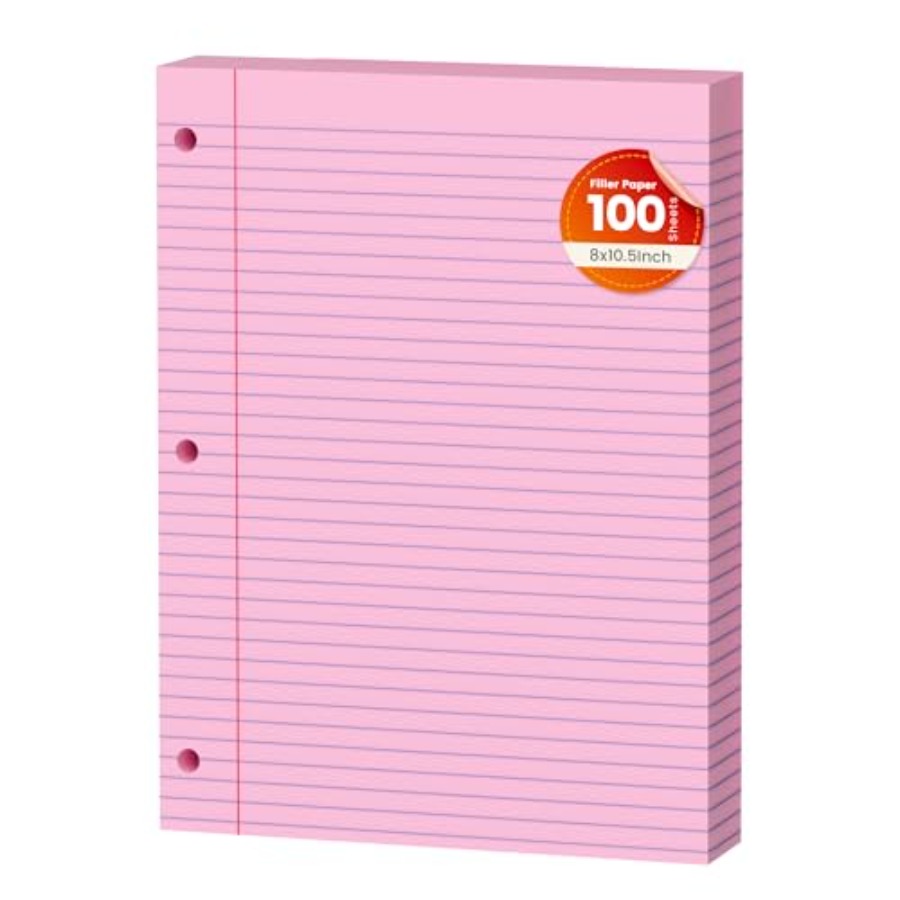 Paper Punch 3 Hole - Loose Leaf Paper 00 Sheets Colored
