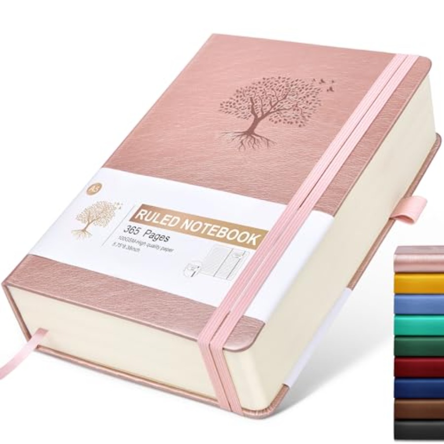 Journal Leather Hardcover - Journal Notebook -365 Pages Thick Journals