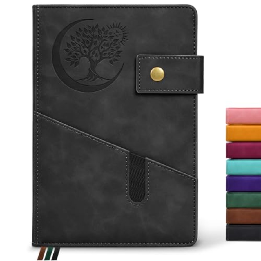 Journal Leather Hardcover - Lined Journal Notebook for Men, A5