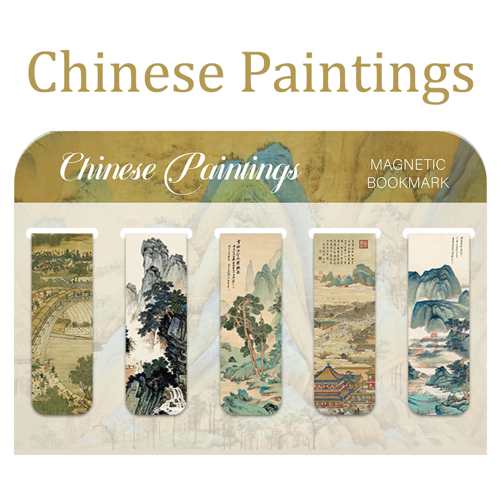 5PCS Chinese Ancient Style Mag - Bookmark Magnetic Clip recension och pris