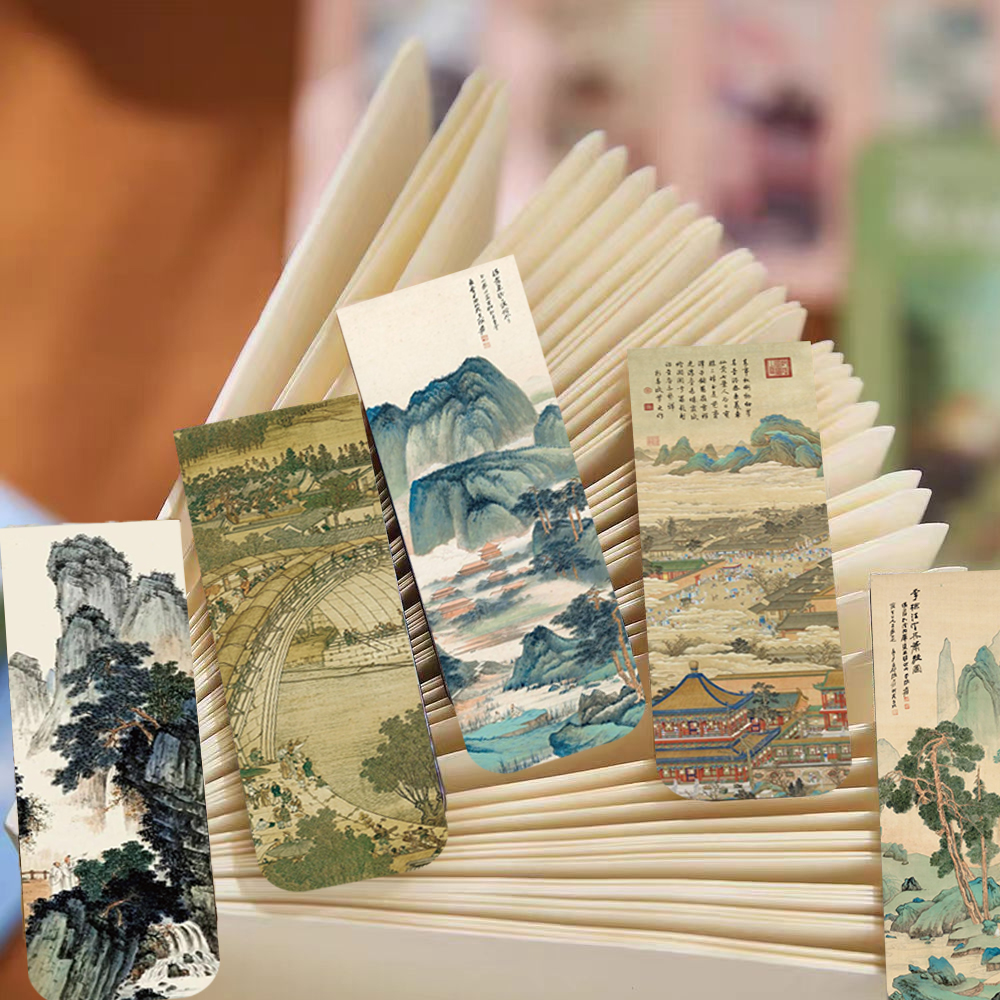 5PCS Chinese Ancient Style Mag - Bookmark Magnetic Clip recension och pris