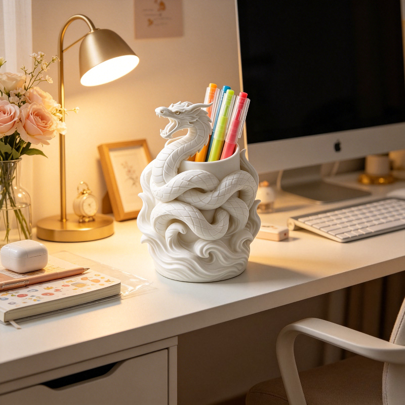 Dragon Relief Pen Holder, Desk - Ideal Stationery & Office Supply recension och pris