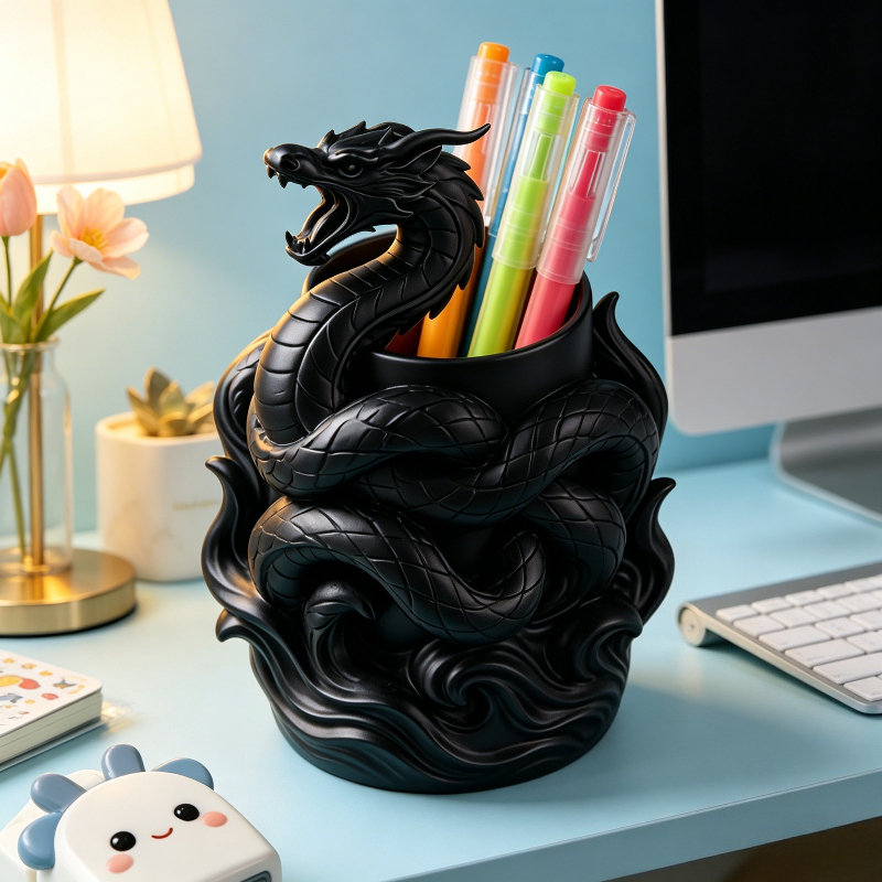 Dragon Relief Pen Holder, Desk - Ideal Stationery & Office Supply recension och pris
