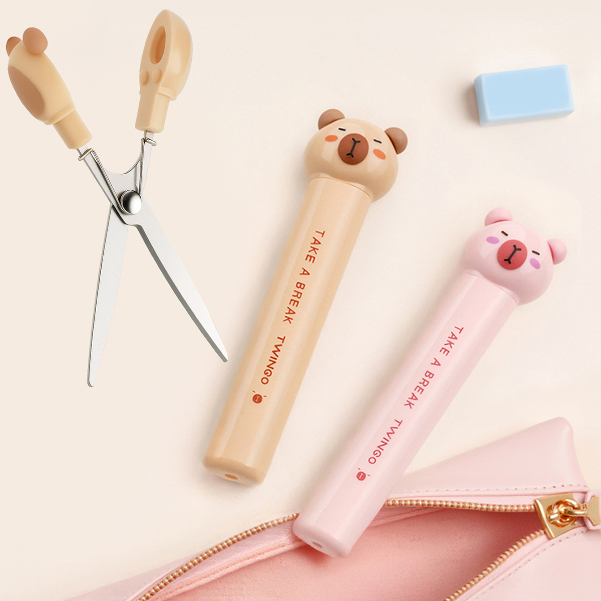 Capybara Scissor Cartoon Foldi - Stationery Office recension och pris