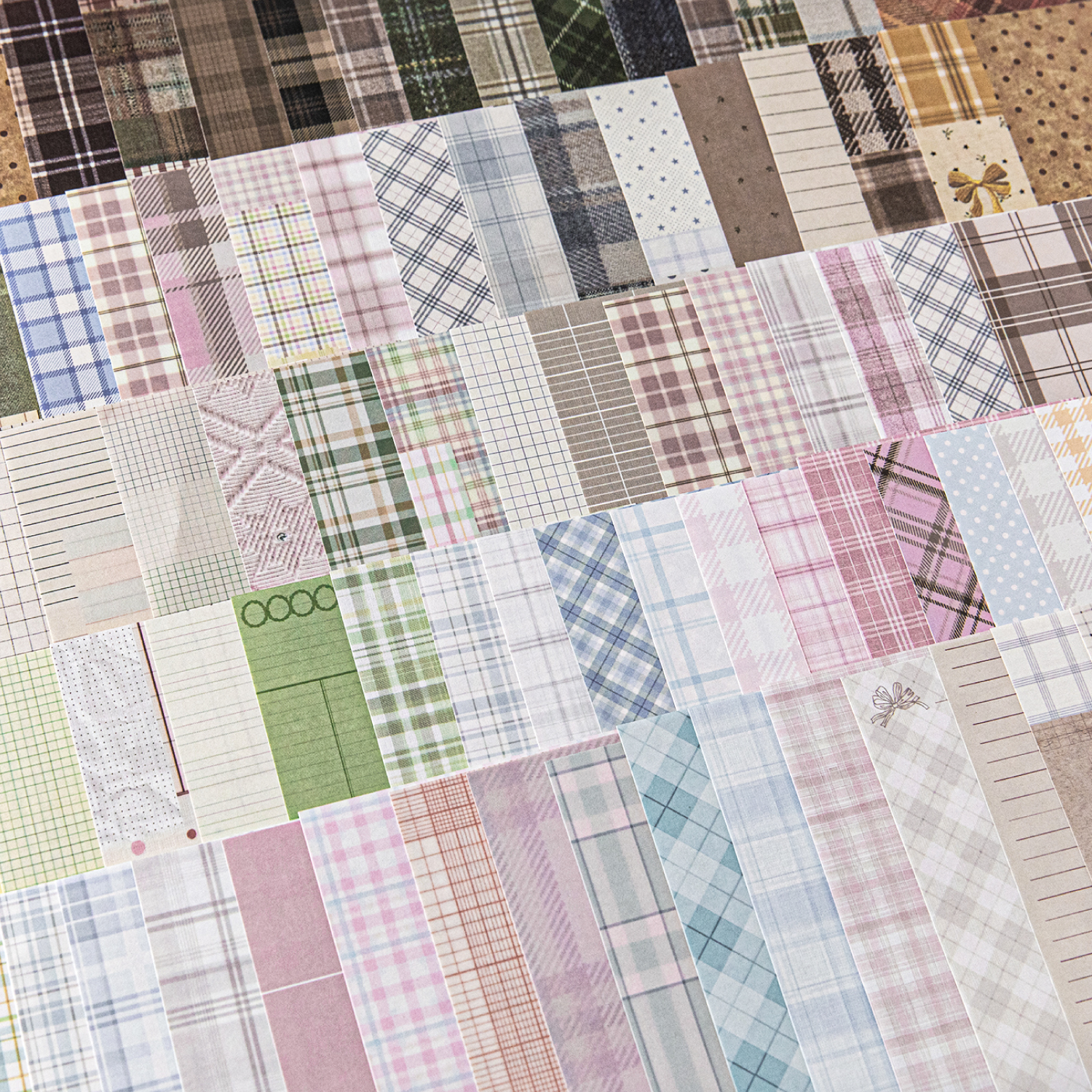 Journal GO 50pcs Kawaii Plaid  - Office Stationery Supply List recension och pris