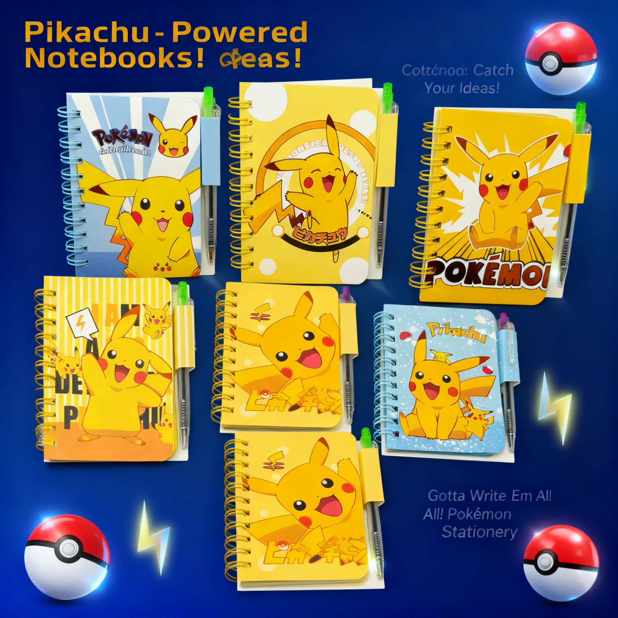Pokemon Pikachu Cute Cartoon N - Office Stationery And Supply recension och pris