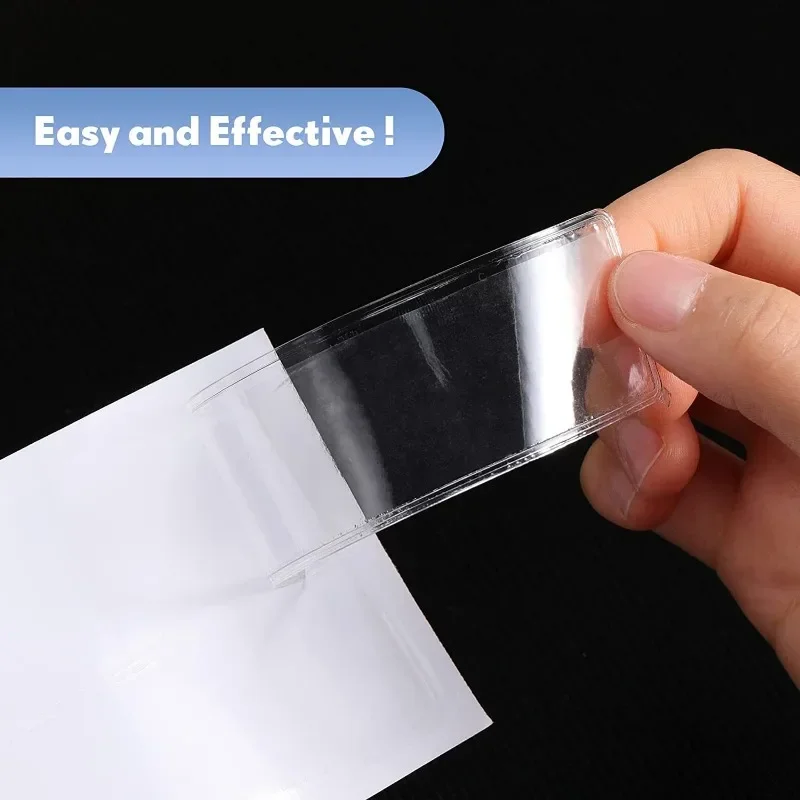 Clear Adhesive Shelf Tag Label - Office Supply Office Stationery Items recension och pris