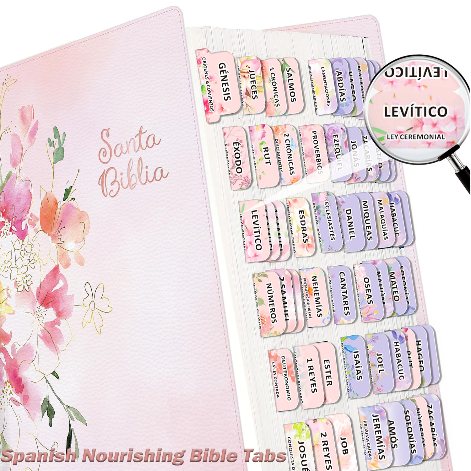 80pcs Spanish Bible Tabs-Soul  - Index Tab Divider recension och pris