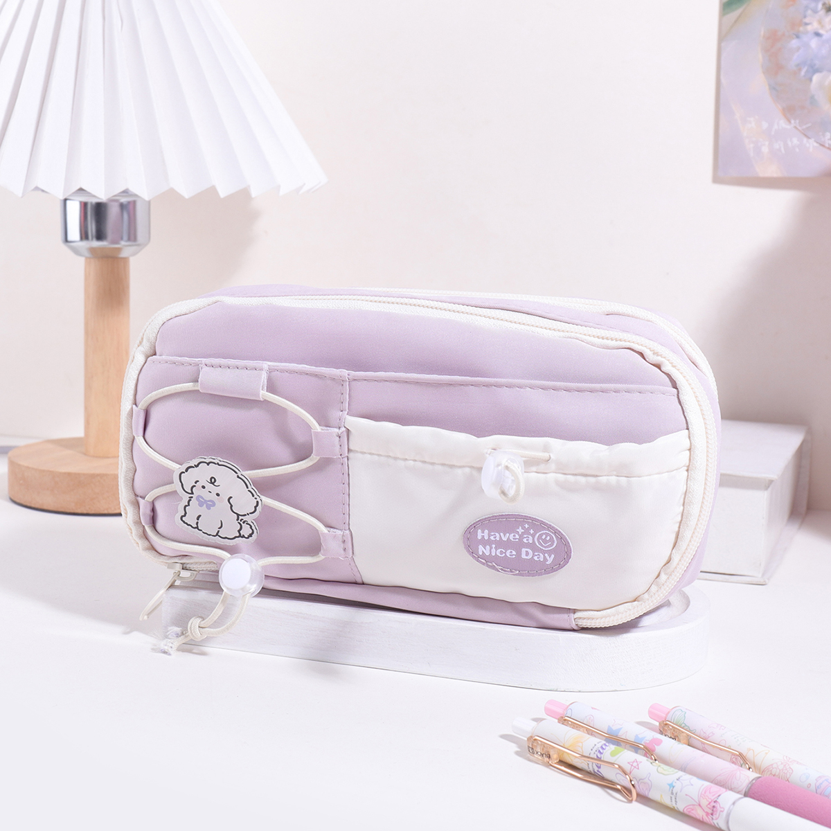 9 Layers Large Capacity Drawst - Pencil Case Large recension och pris