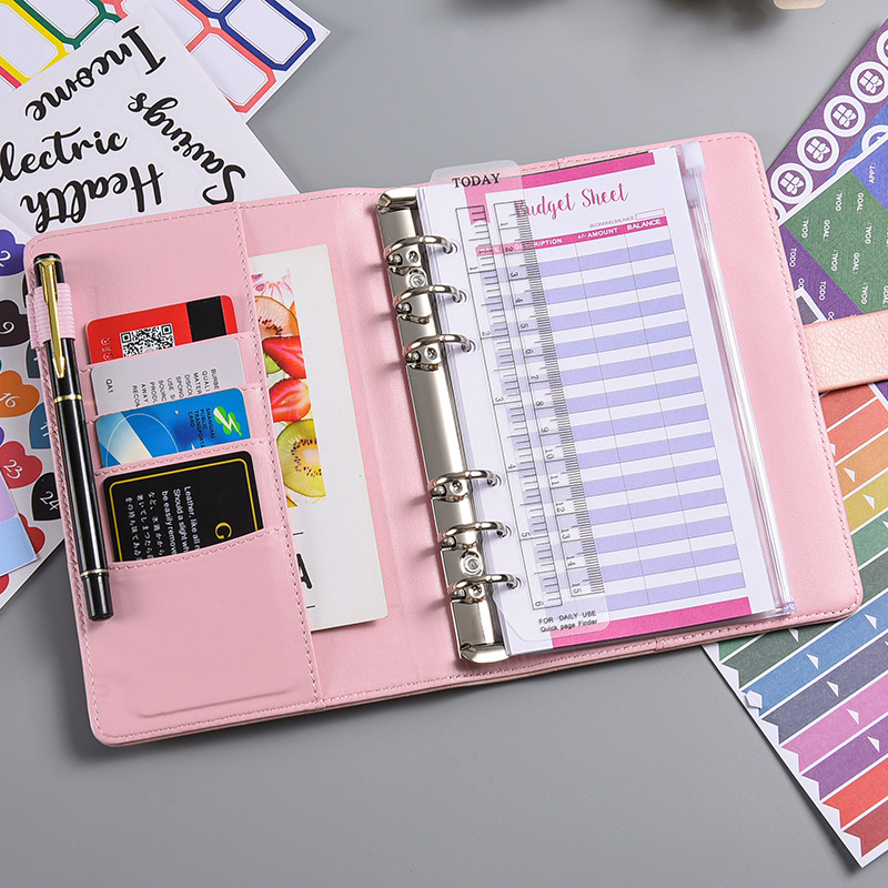 A6 PU Leather Password Lock Bi - Planner Weekly Budget recension och pris