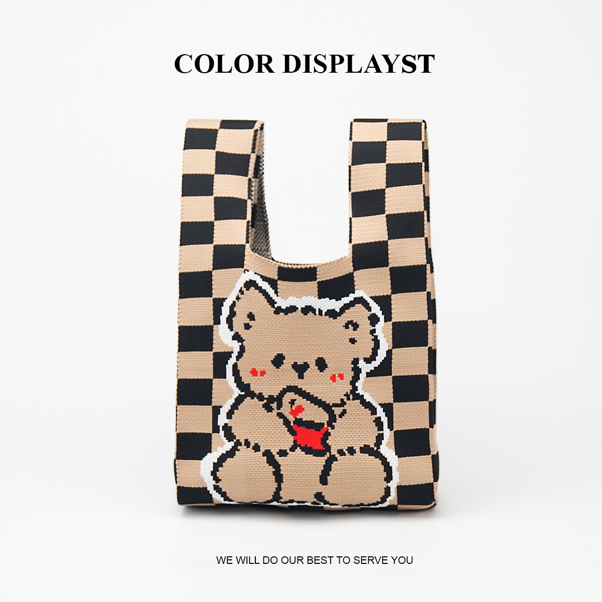 Cute Knitted Handbag for Girls - Pencil Case Large recension och pris