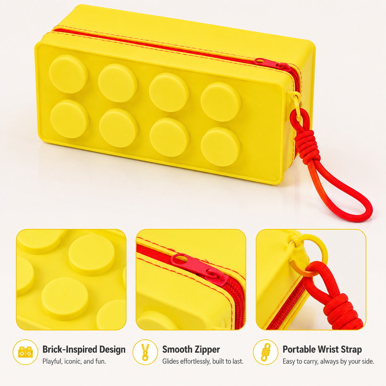 Cute Colorful Building Brick P - Ideal Stationery & Office Supply recension och pris