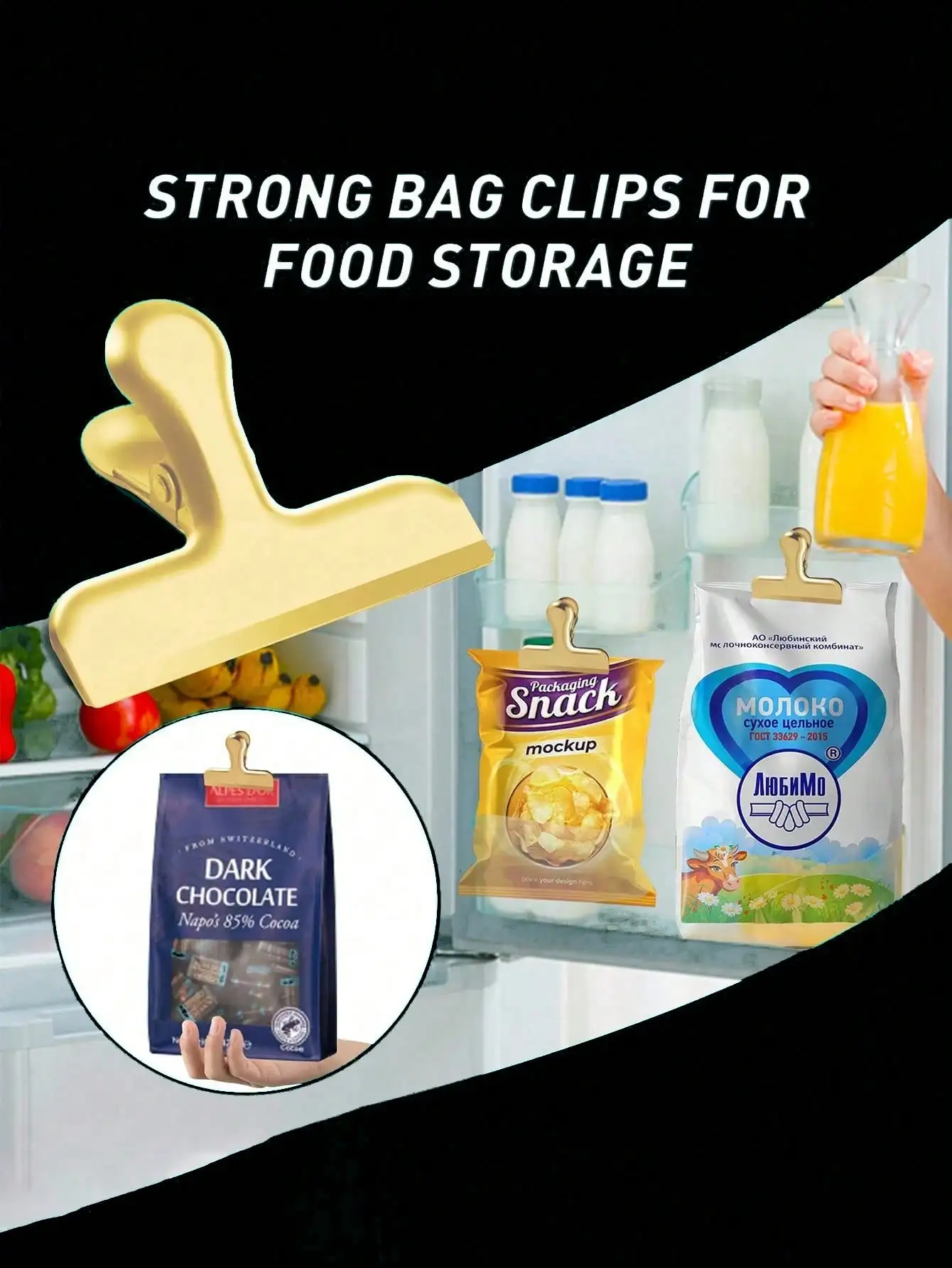 1pc Snack Sealing Tool Clip Bi - Ideal Stationery & Office Supply recension och pris