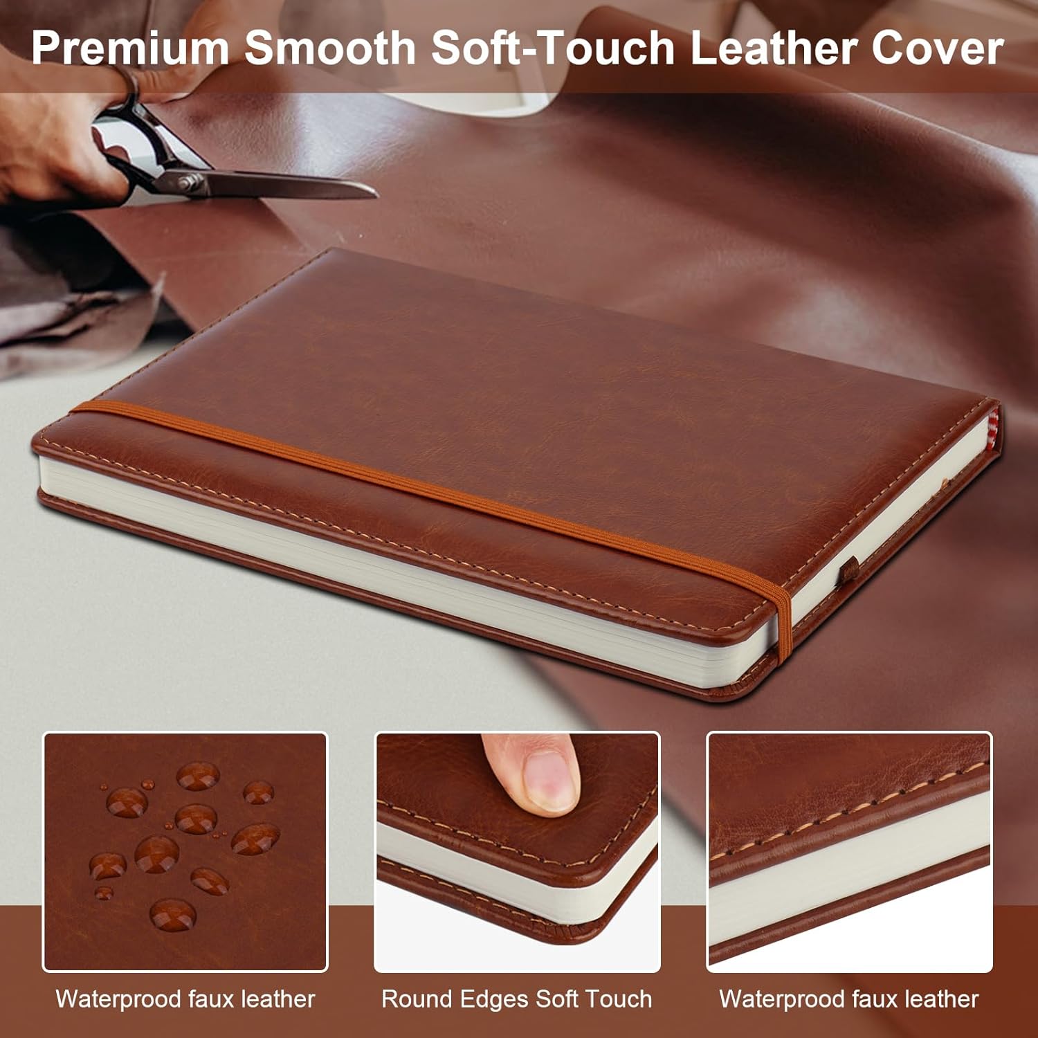 6 Pack Lined Journal Notebooks - Journal Leather Hardcover recension och pris