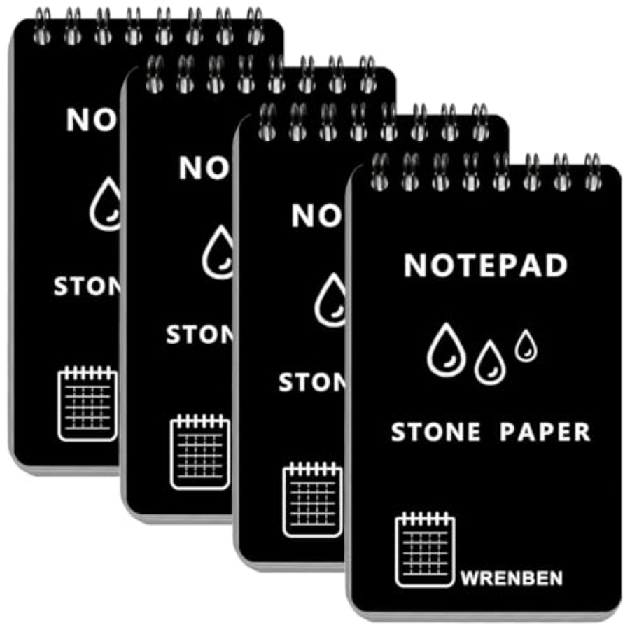 4PCS Waterproof Spiral Noteboo - Graph Paper Pad recension och pris