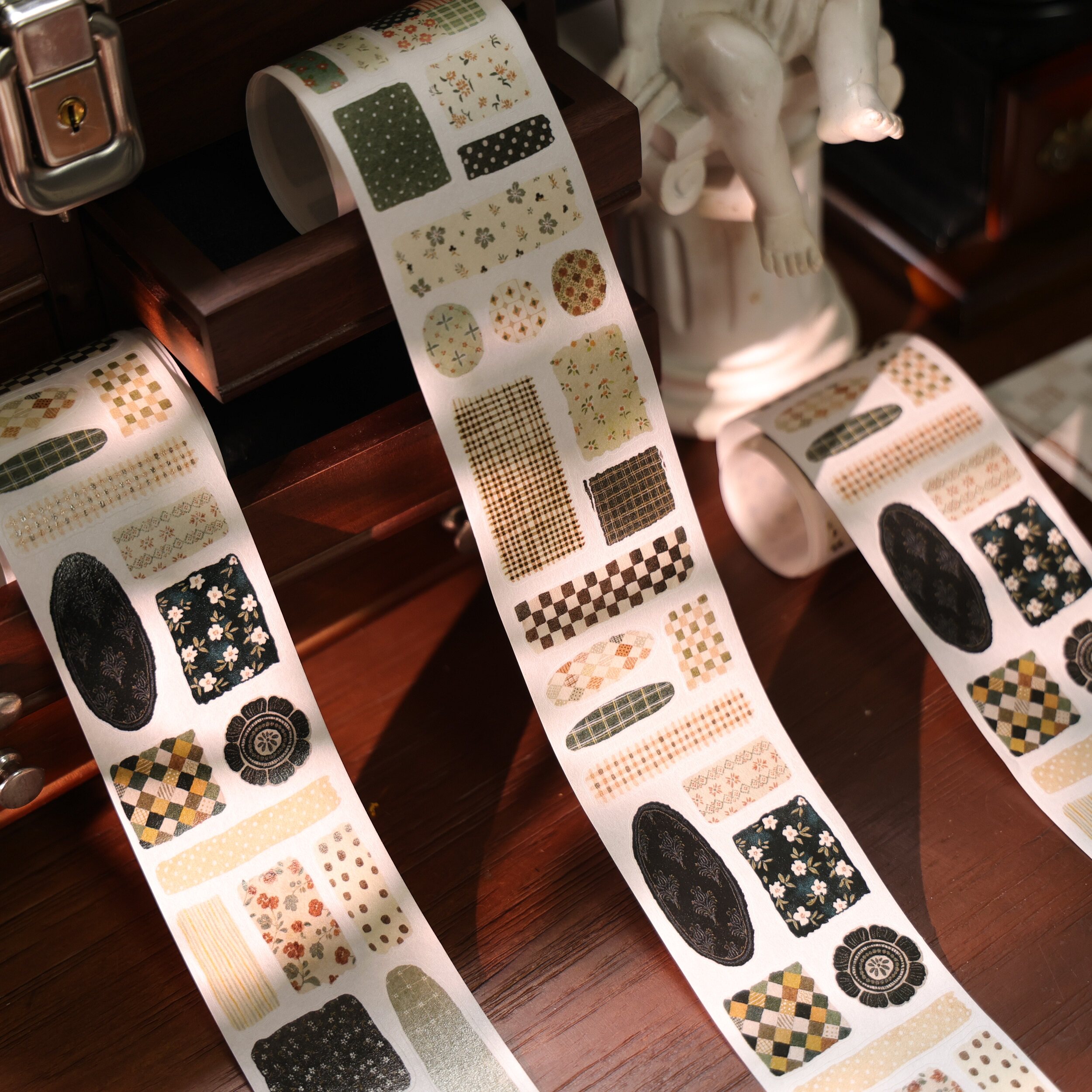 YiEr Studio Vintage Floral Pat - Washi Tape Set recension och pris