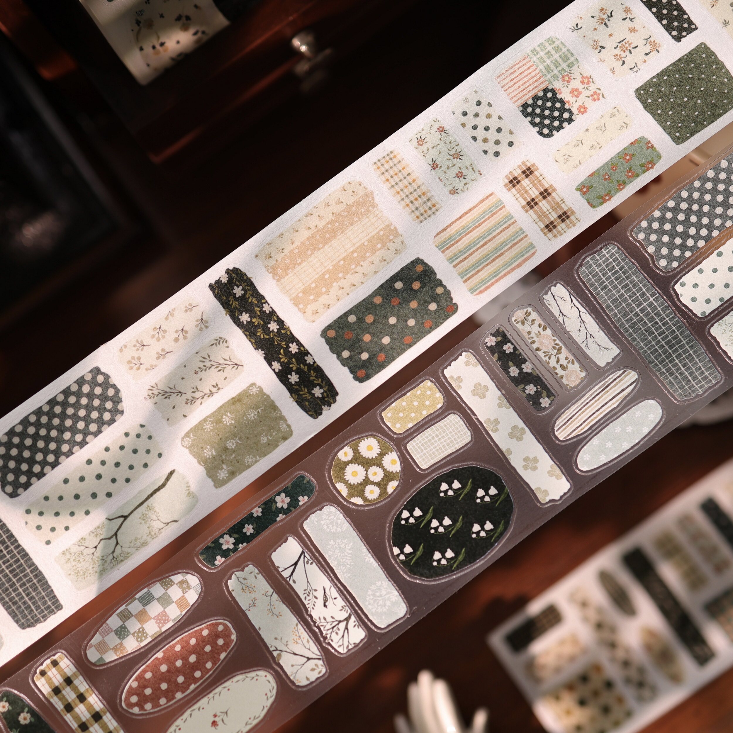 YiEr Studio Vintage Floral Pat - Washi Tape Set recension och pris