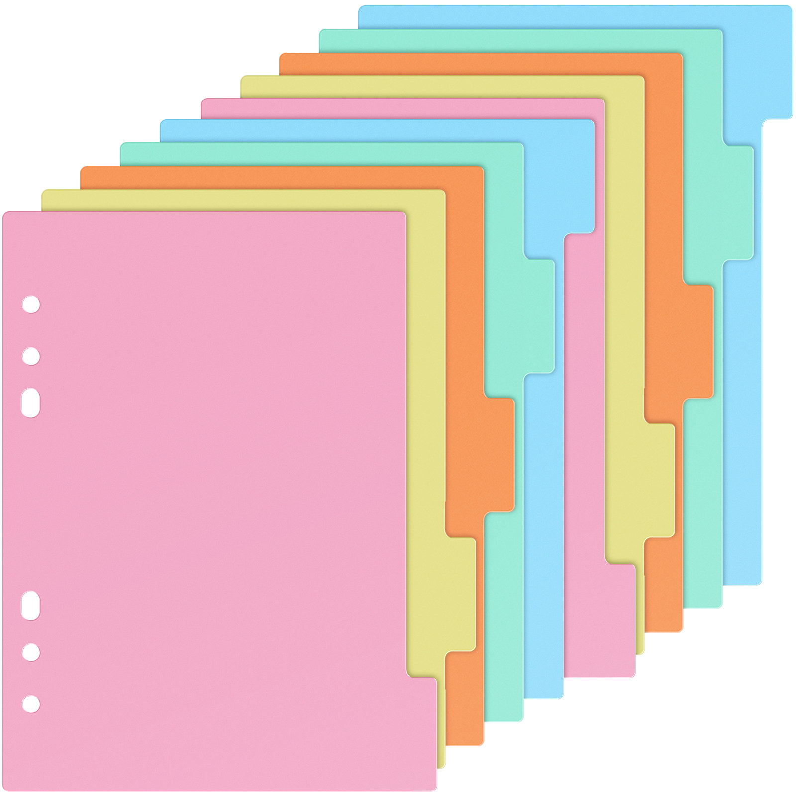 10Pcs Plastic Dividers Tab Ind - Index Tab Divider recension och pris