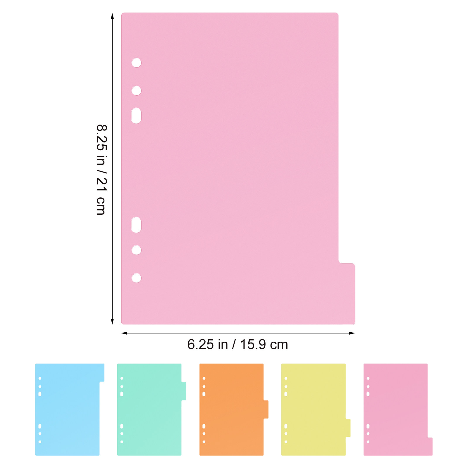 10Pcs Plastic Dividers Tab Ind - Index Tab Divider recension och pris