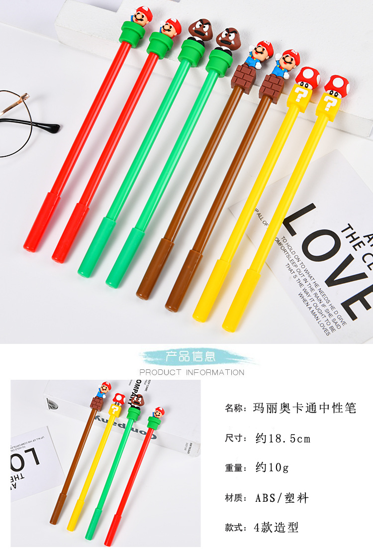 Mario Character Ballpoint Pens - Ideal Stationery & Office Supply recension och pris