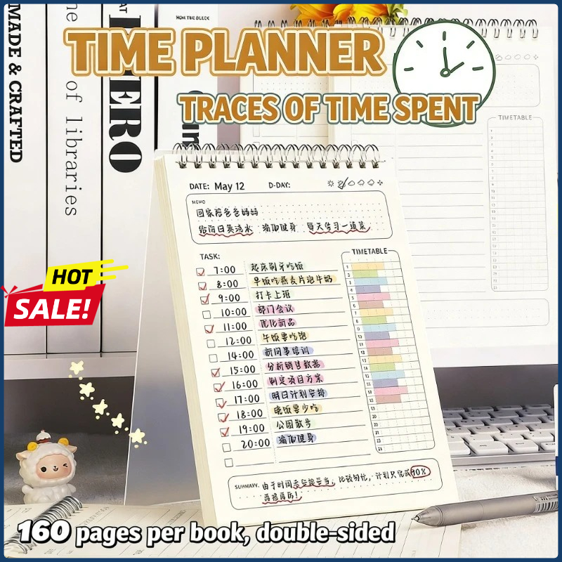 2PCS Planner Agenda Spiral A5  - Office Stationery Supply List recension och pris