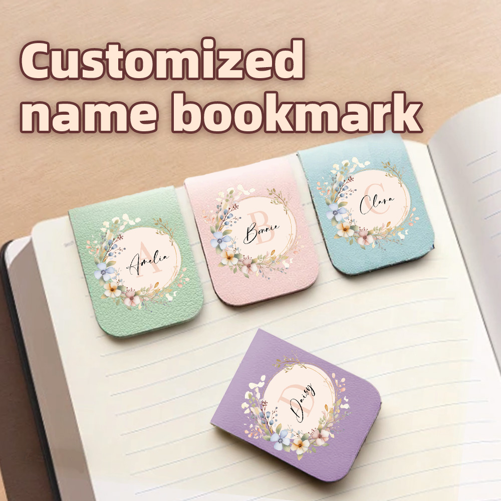 1pc Name Bookmark with Mirror  - Bookmark Magnetic Clip recension och pris