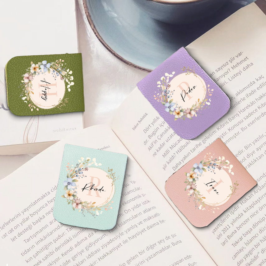 1pc Name Bookmark with Mirror  - Bookmark Magnetic Clip recension och pris