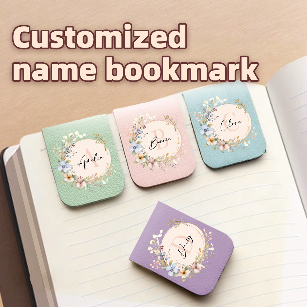 1pc Name Bookmark with Mirror  - Bookmark Magnetic Clip recension och pris