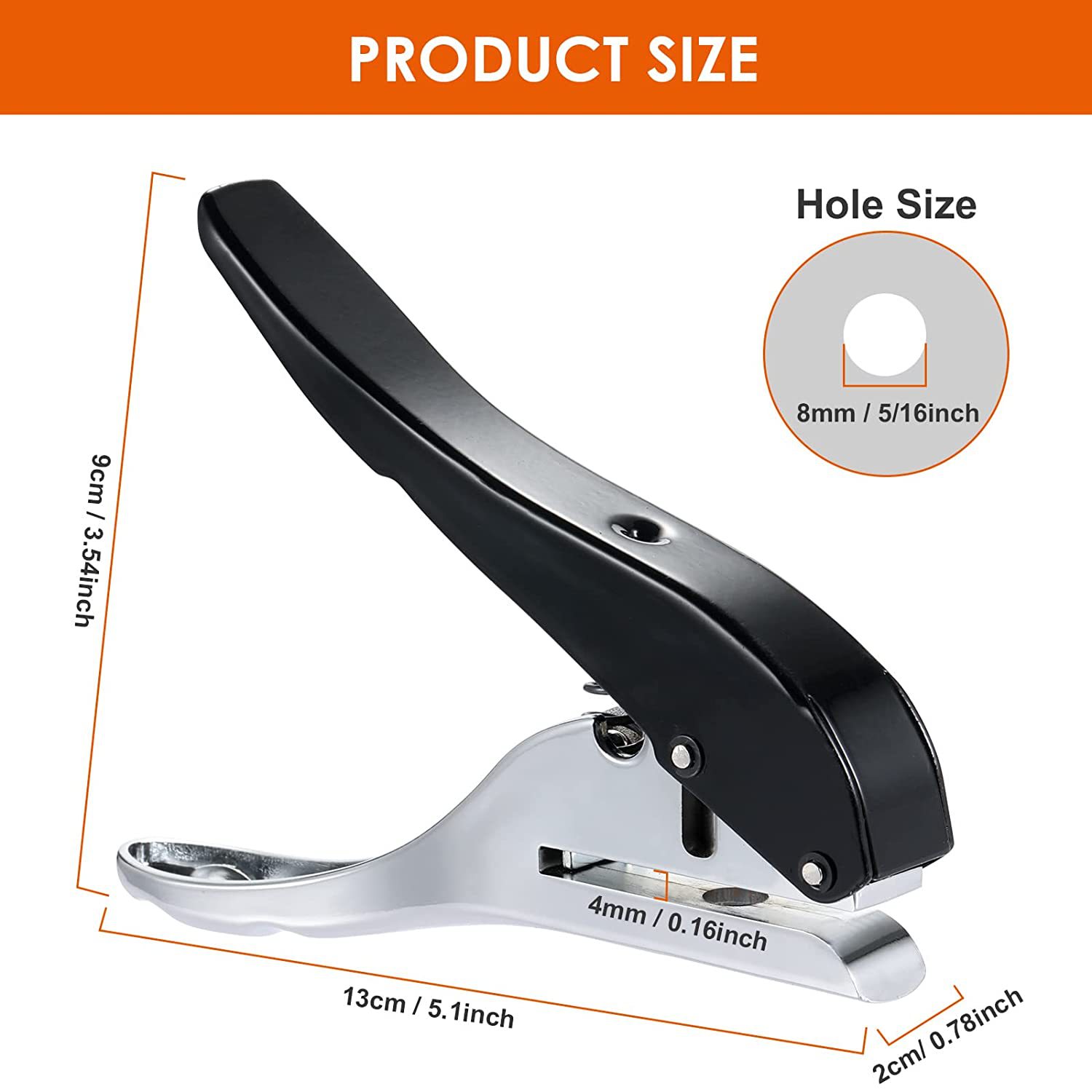 Hole Punch 3/8 Inch-8/10mm Sin - Paper Punch 3 Hole recension och pris