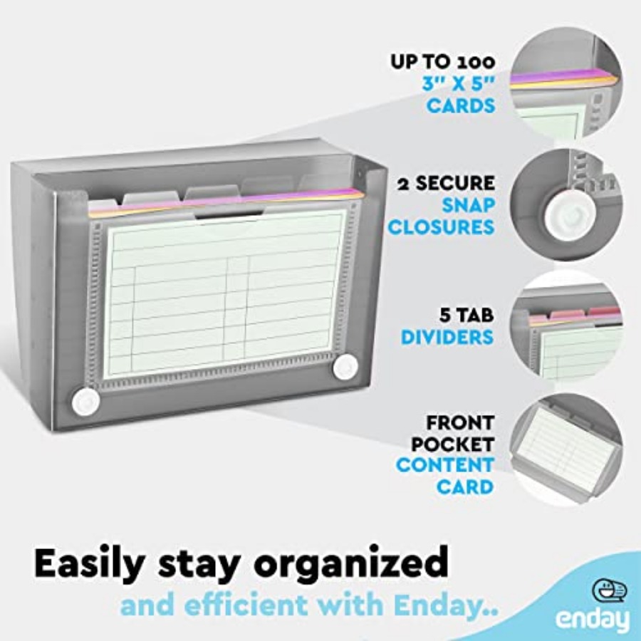 Index Card Holder 3x5, Index C - Index Tab Divider recension och pris