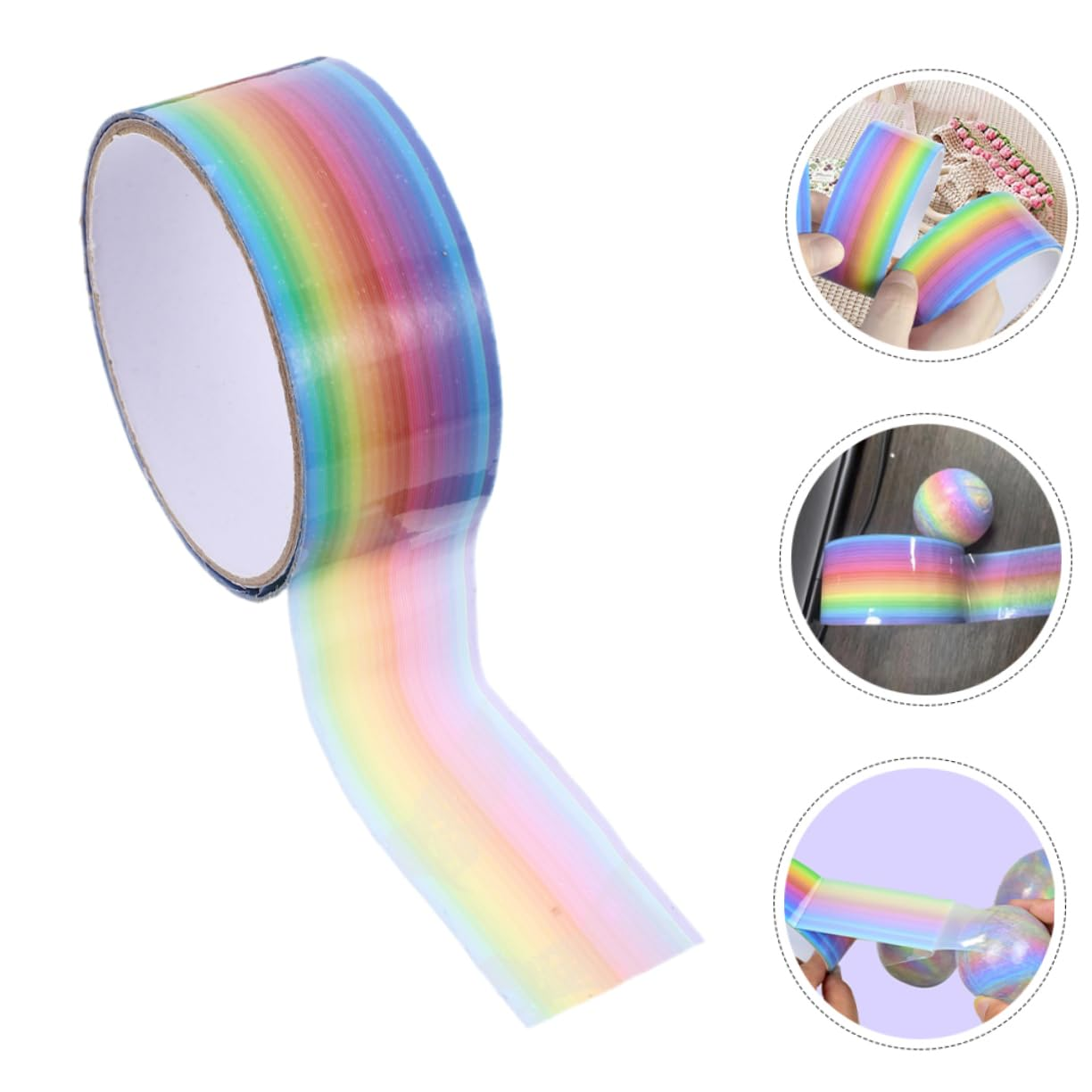 1pcs Rainbow Balls Sticky Ball - Glue Stick Pack recension och pris