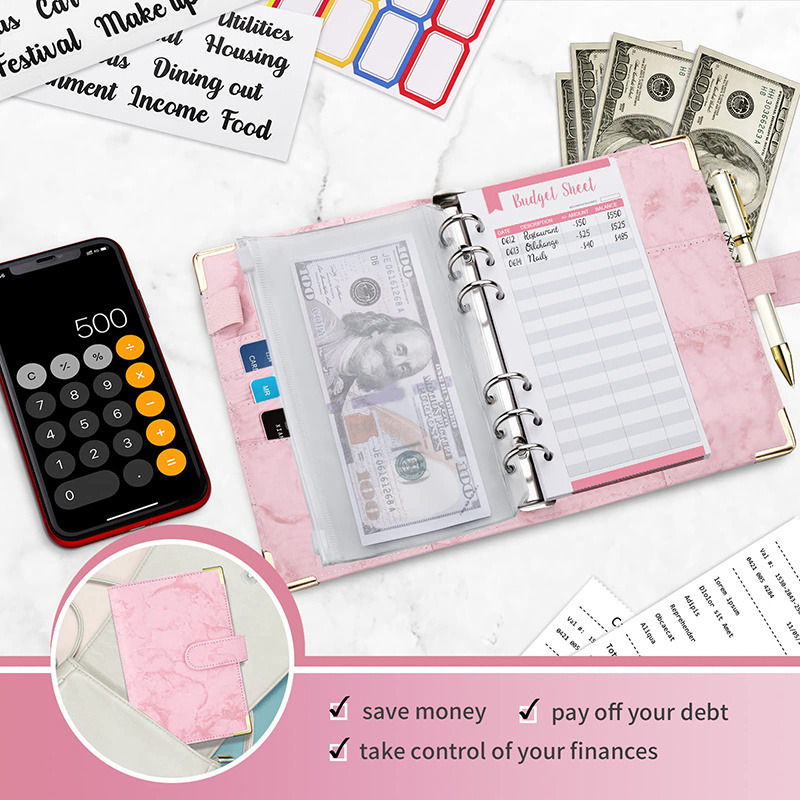 A6 Budget Binder with Cash Env - Planner Weekly Budget recension och pris