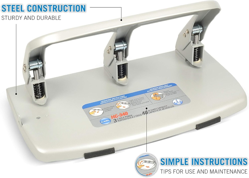 Medium-Duty 3 Hole Paper Punch - Paper Punch 3 Hole recension och pris