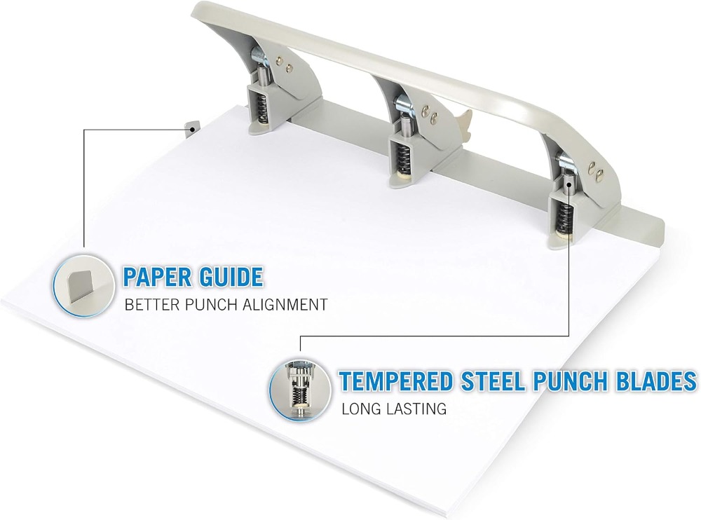 Medium-Duty 3 Hole Paper Punch - Paper Punch 3 Hole recension och pris