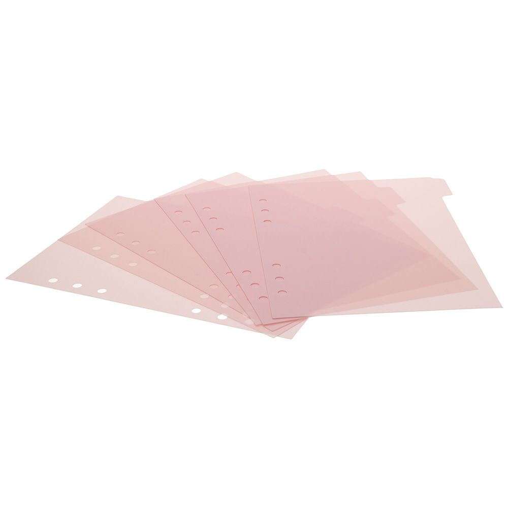 6 PCS A5 Binder Divider,Pink 6 - Index Tab Divider recension och pris