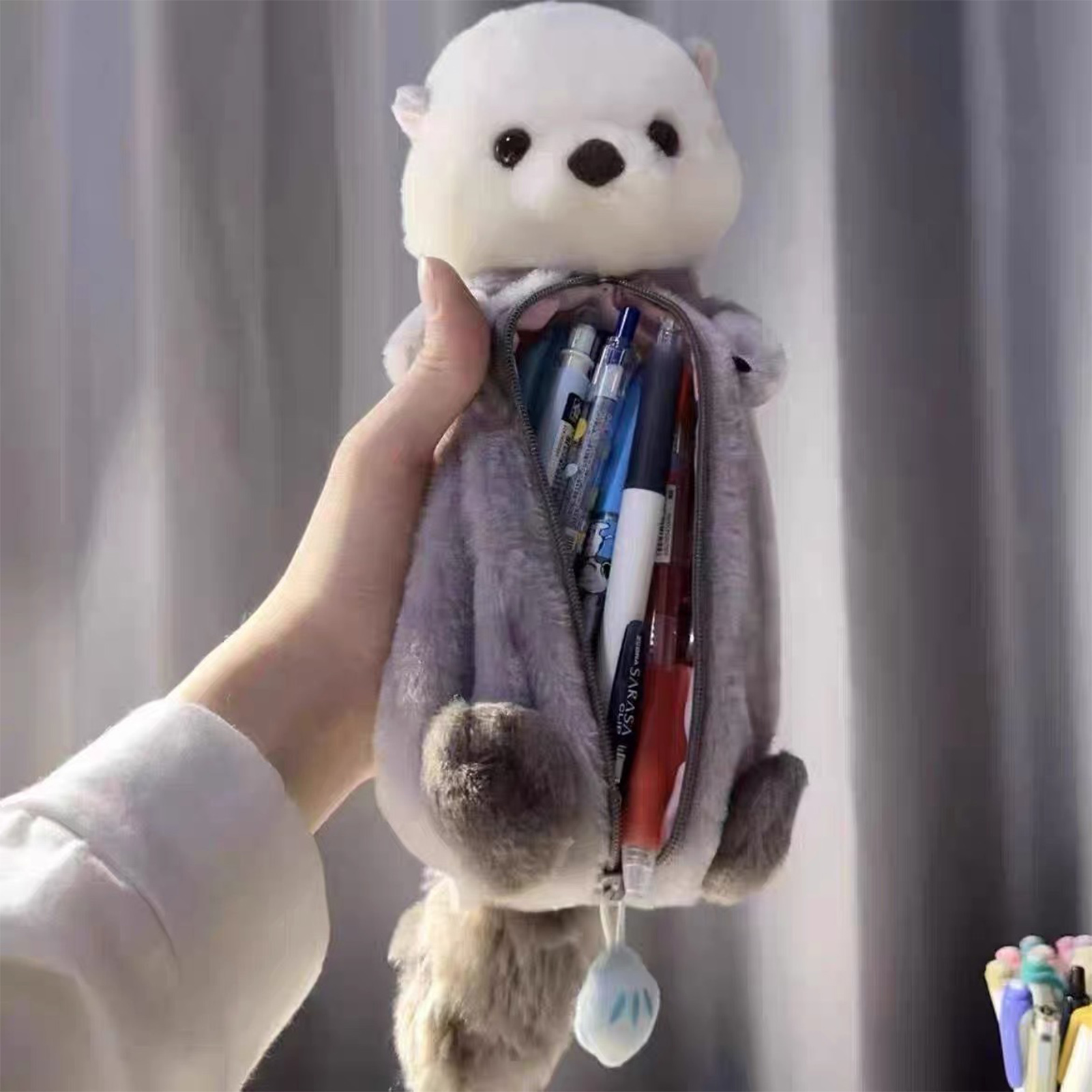 Creative Plush Toy Pencil Case - Stationery Office recension och pris
