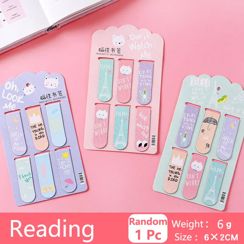 Bookmarks Teaching Reading Boo - Bookmark Magnetic Clip recension och pris