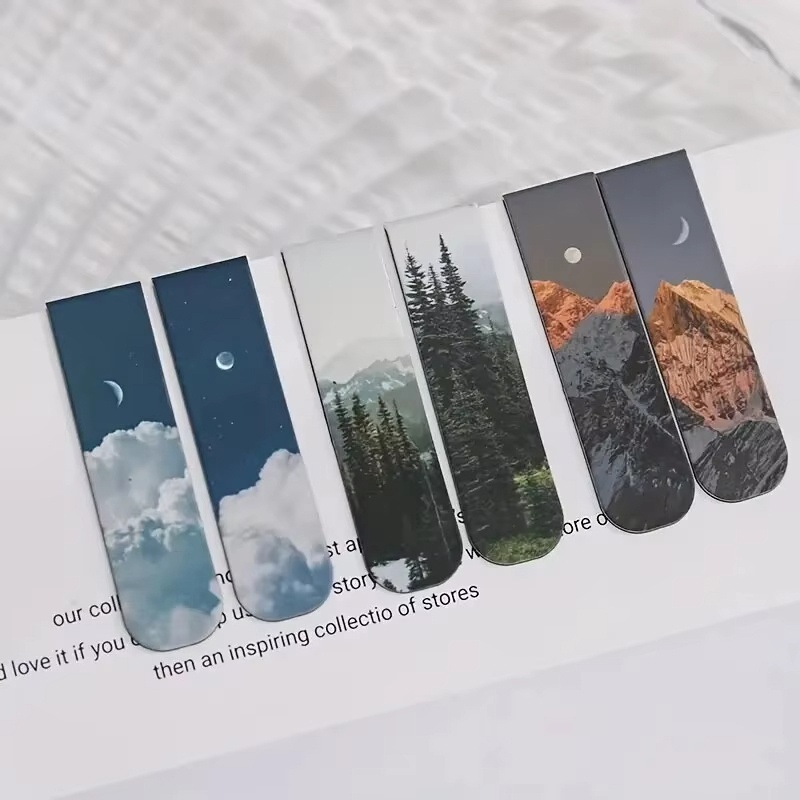 2pcs Fantasy Landscape Bookmar - Office Supply Office Stationery Items recension och pris