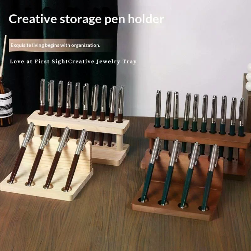 Walnut Wood Test Tube Rack Mul - Office Stationery And Supply recension och pris