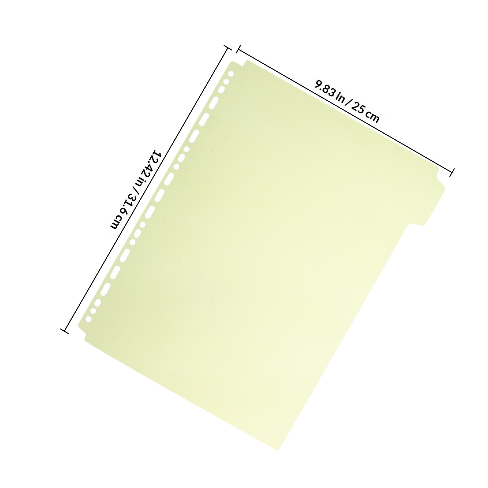 6Pcs Tabbed Binder Dividers A4 - Index Tab Divider recension och pris