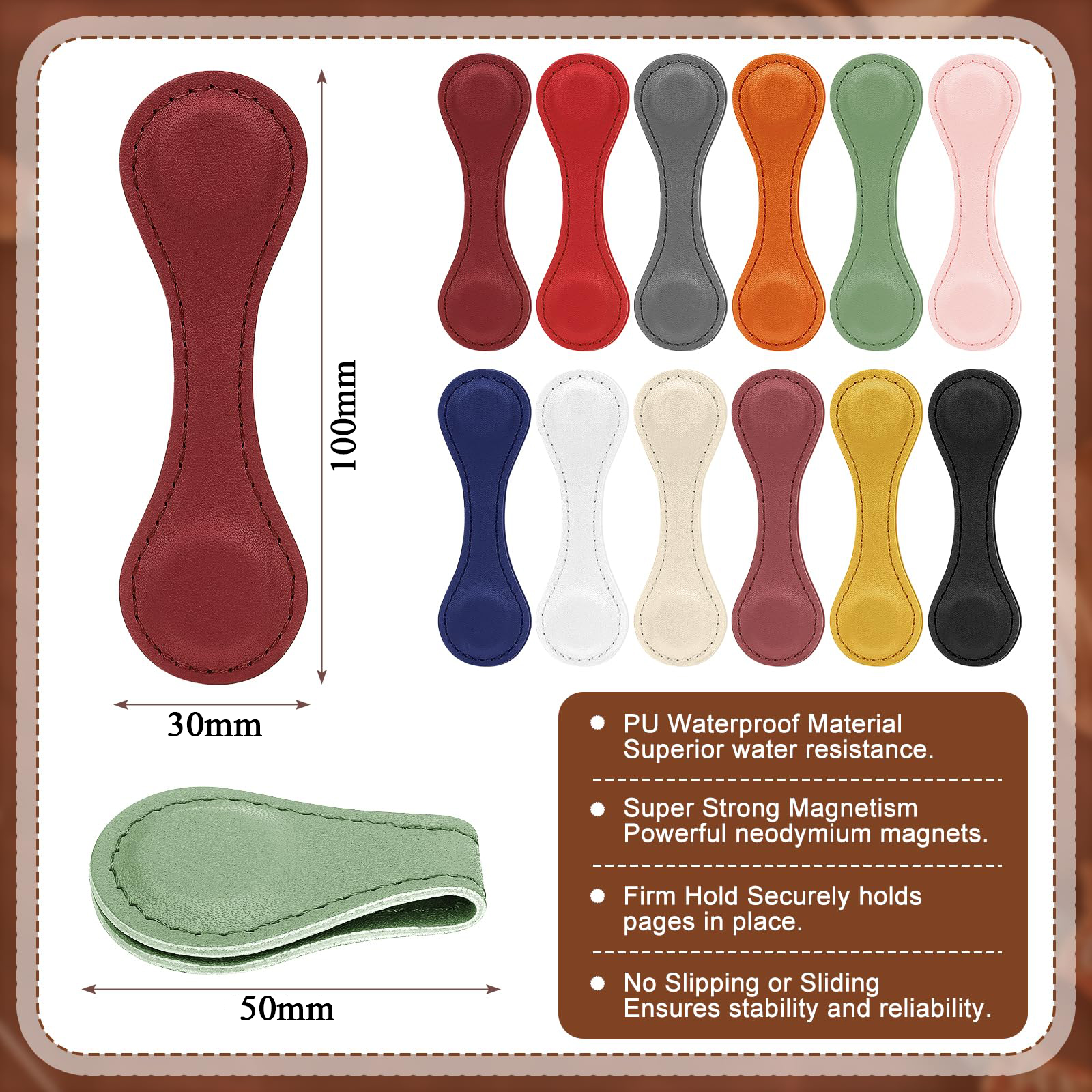 5pcs Magnetic Clip Sleeve Magn - Bookmark Magnetic Clip recension och pris