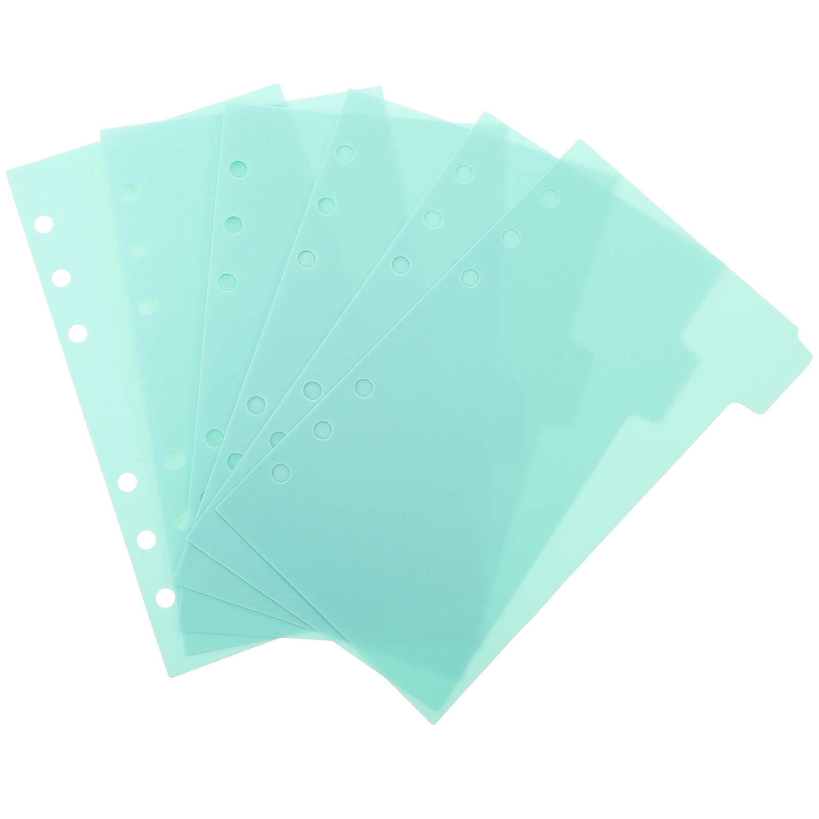 6 Sheets Plastic Index Divider - Index Tab Divider recension och pris
