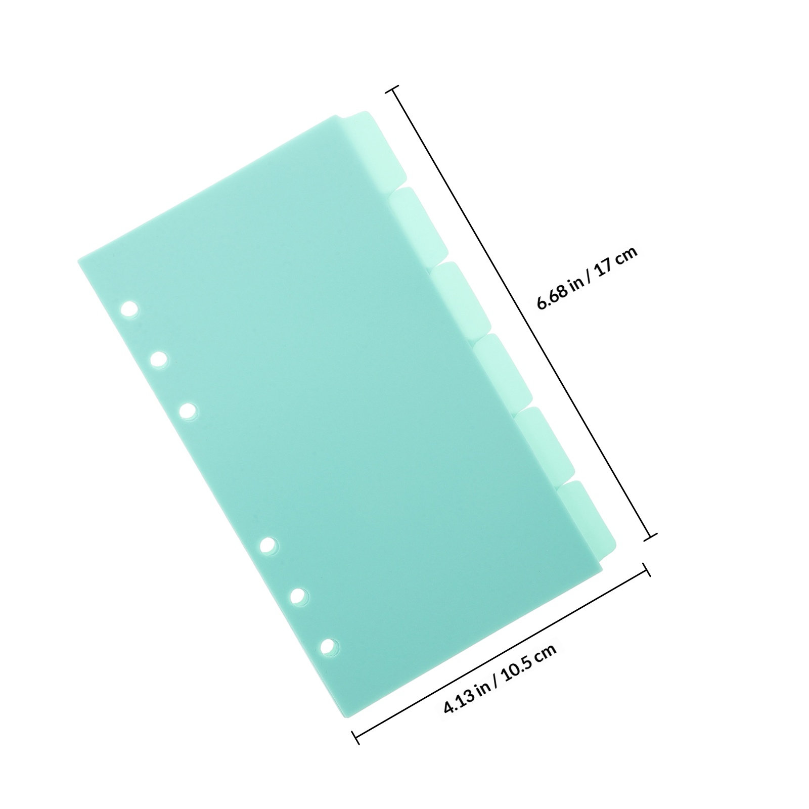 6 Sheets Plastic Index Divider - Index Tab Divider recension och pris