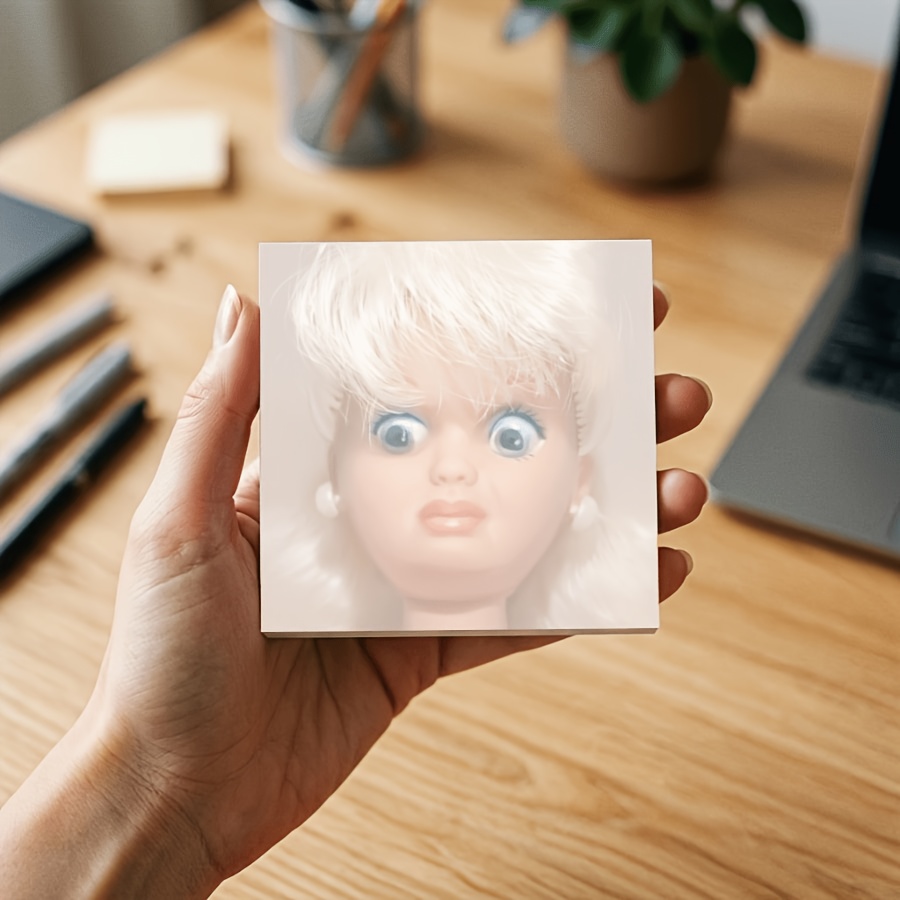 1 funny creepy face doll notep - Ideal Stationery & Office Supply recension och pris