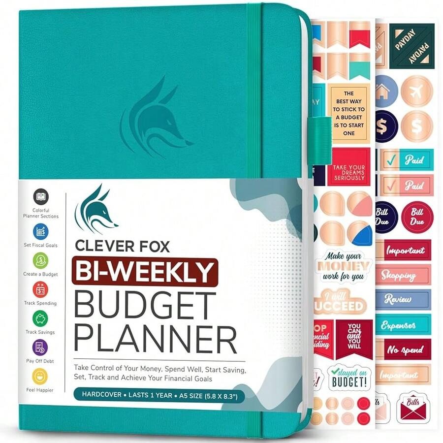 Clever Fox Bi Weekly Budget Pl - Planner Weekly Budget recension och pris