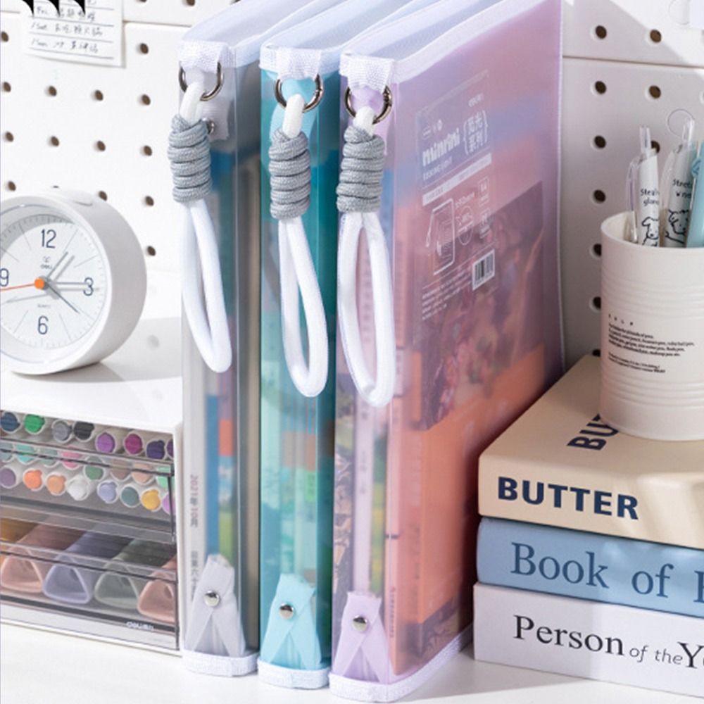 Portable Transparent A4 Zipper - Office Stationery And Supply recension och pris