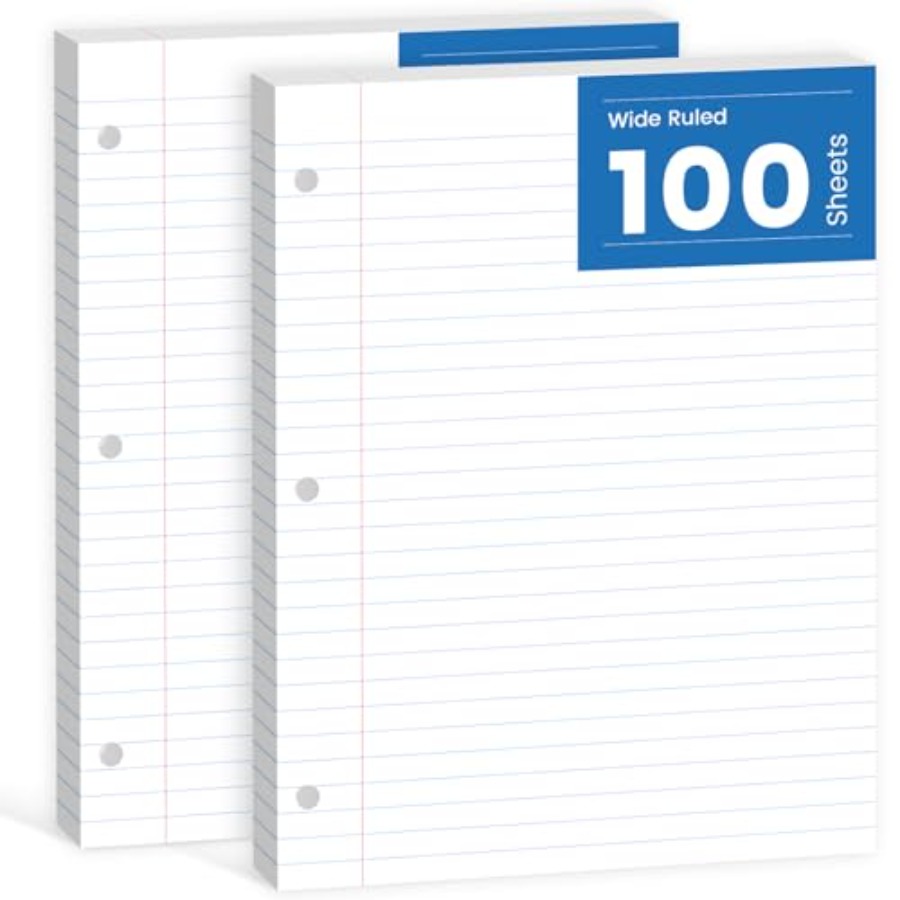 Loose Leaf Paper 8.5 x 11, Loo - Paper Punch 3 Hole recension och pris