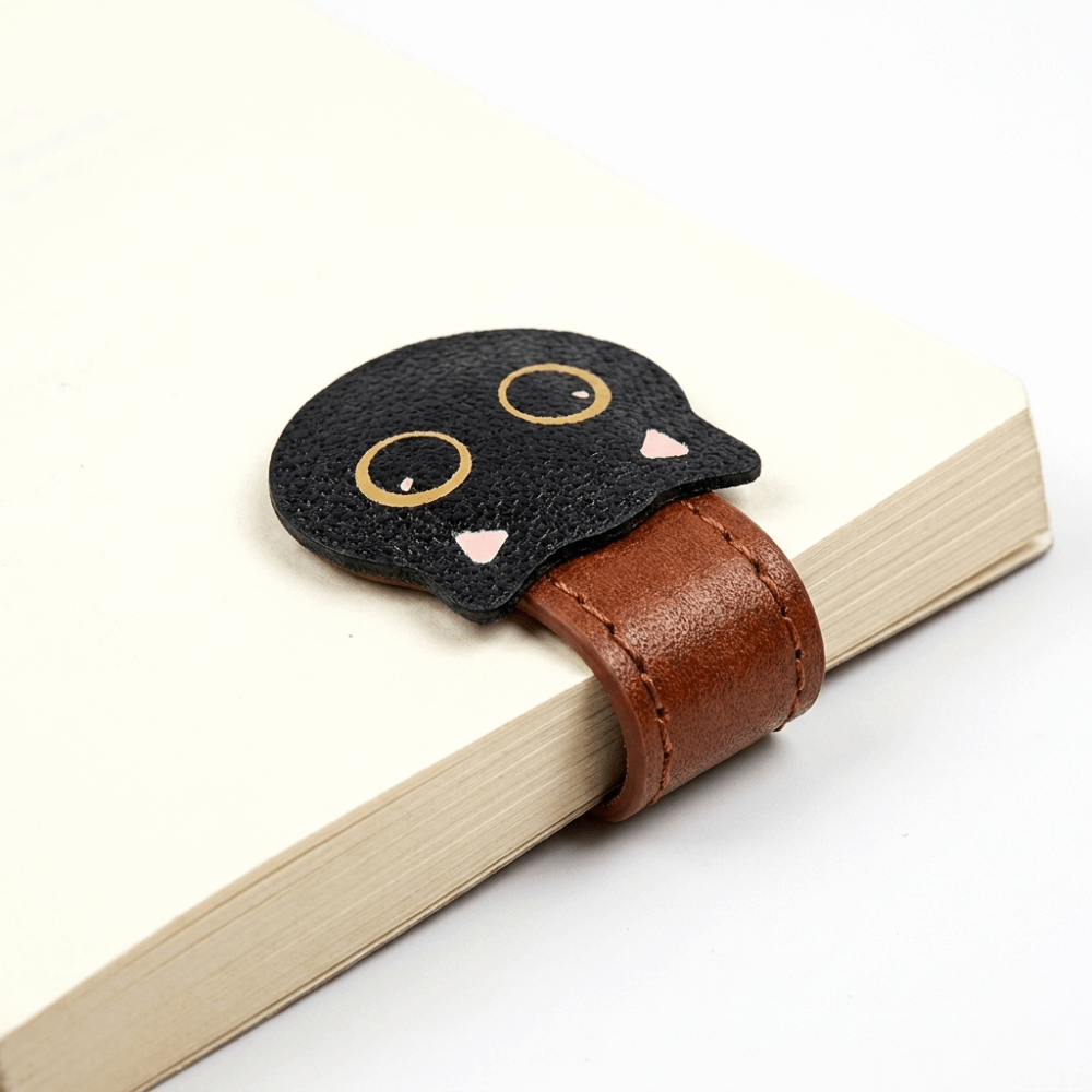 Cute PU Magnetic Page Clip Cat - Bookmark Magnetic Clip recension och pris