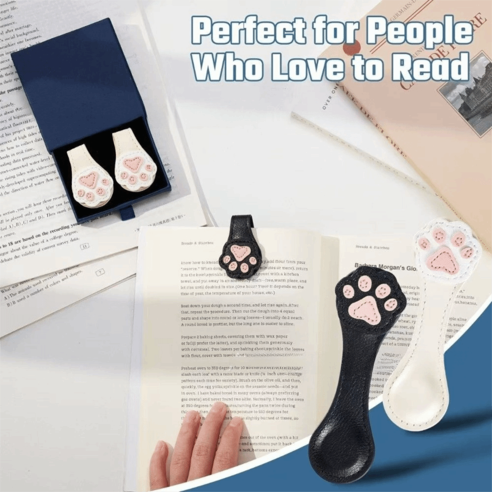 Cute PU Magnetic Page Clip Cat - Bookmark Magnetic Clip recension och pris