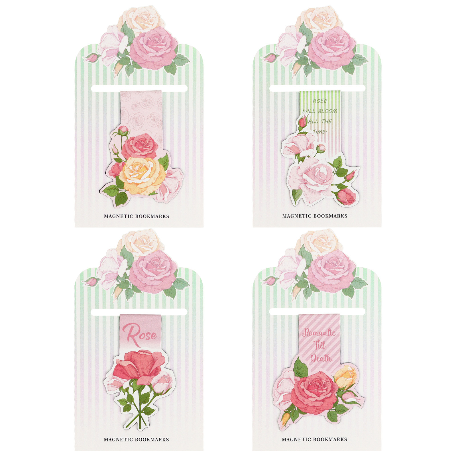 Pink Rose Blossom Alien Magnet - Bookmark Magnetic Clip recension och pris